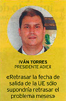 Iván Torrres Presidente de ADIEX